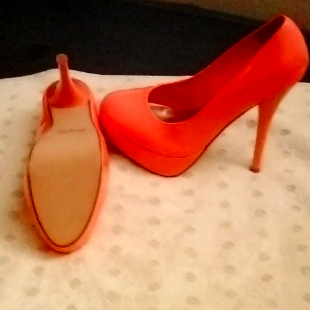 Cathy Jones Paten Leather Orange